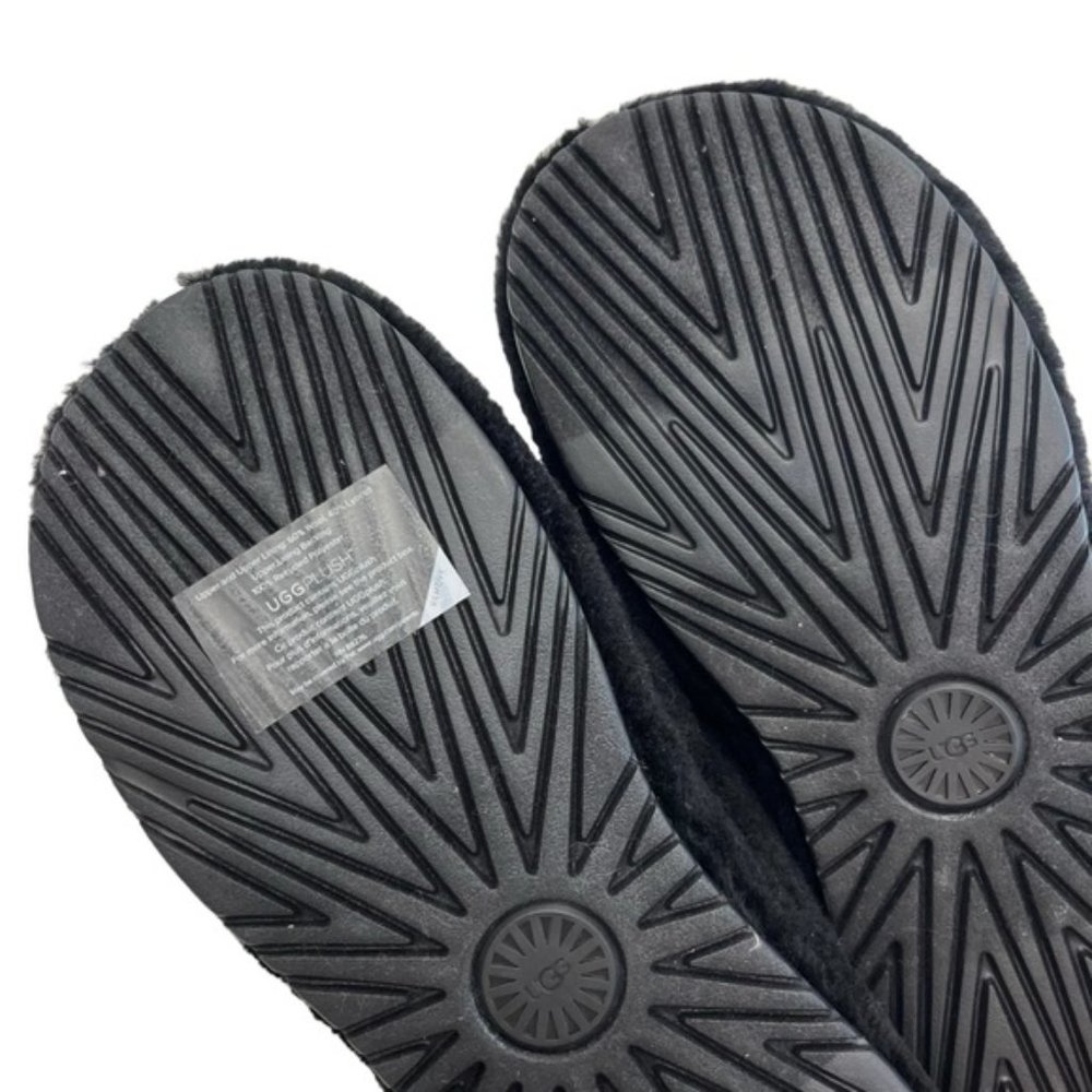 NEW UGG Men's Fluff You Slipper in Black Size 11 Slides - No box - Picture 3 of 5